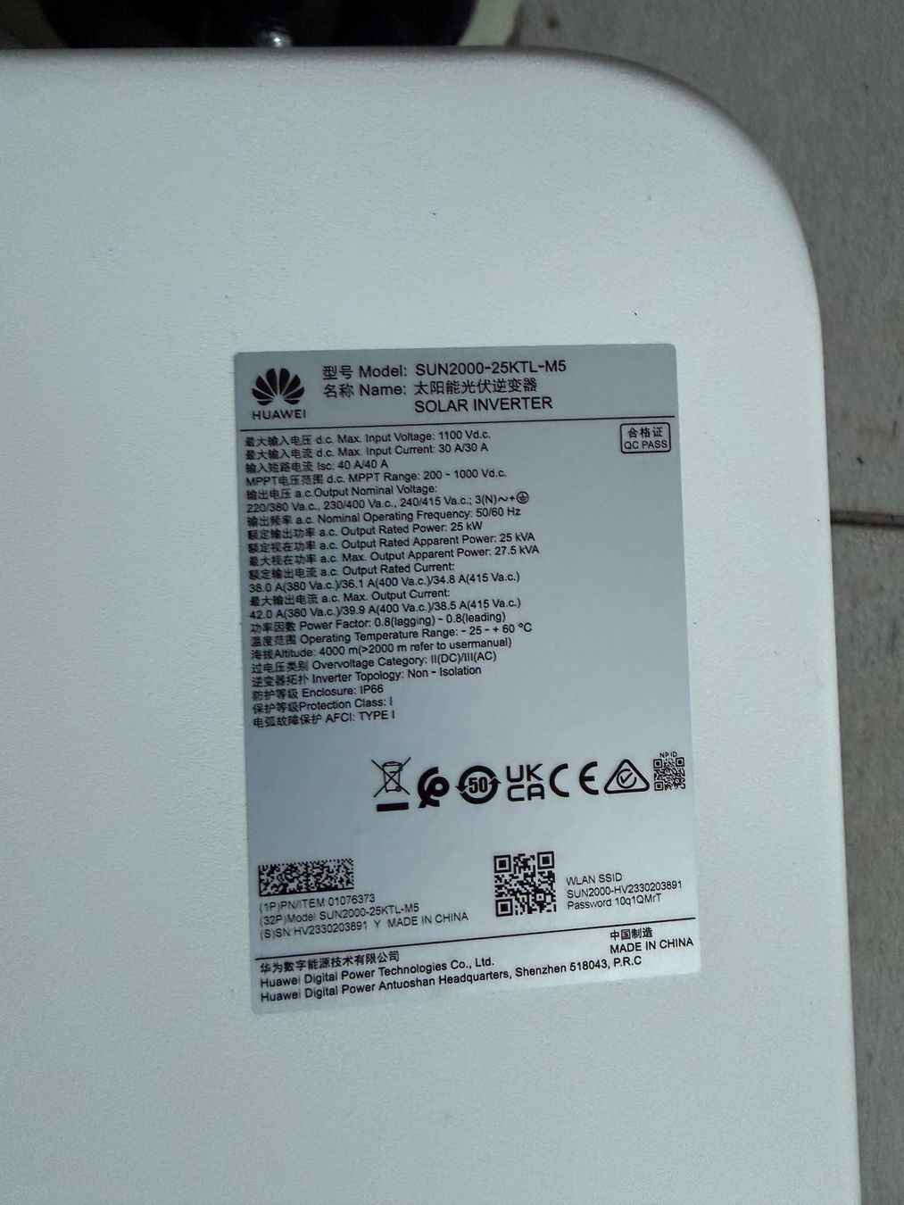 Huawei Inverter: Huawei SUN2000 Wechselrichter / PV-Solarinverter – Usato da Abtwil SG venduto da padinho83 1