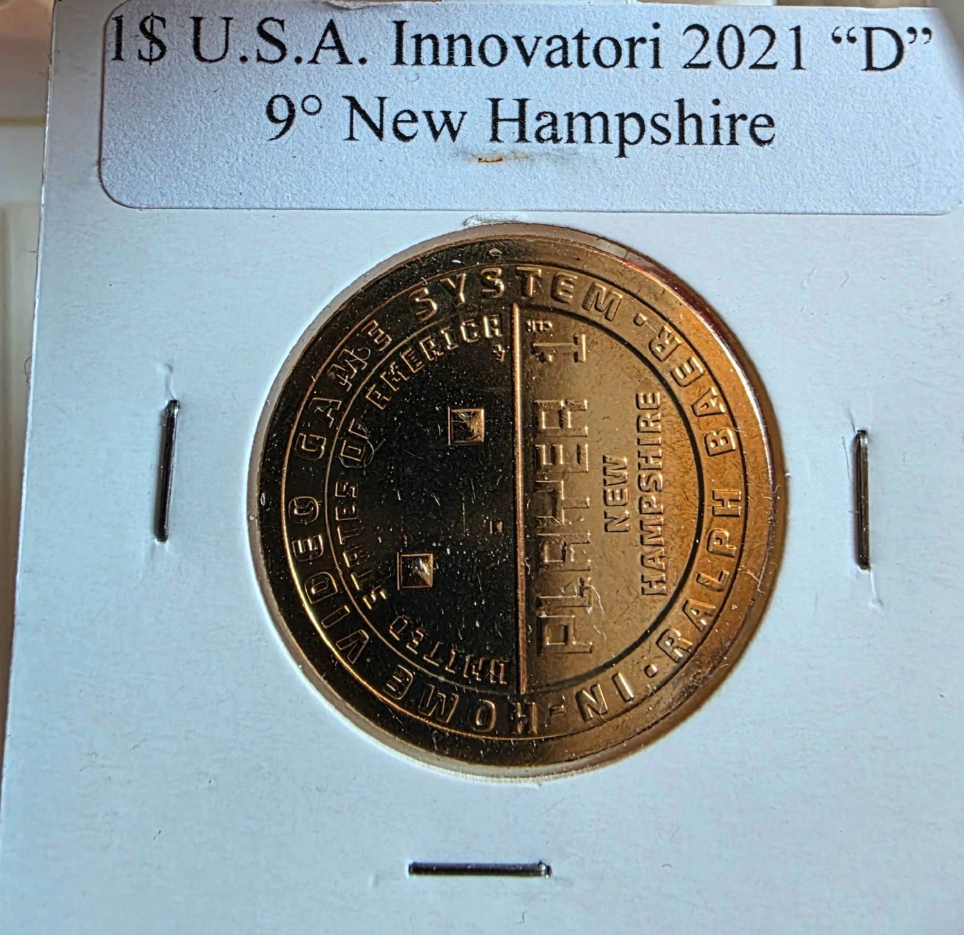 Tutti le monete: AMERIKA DOLLAR 2021 D UNZ. – Usato da winterthur venduto da CoinPassion
