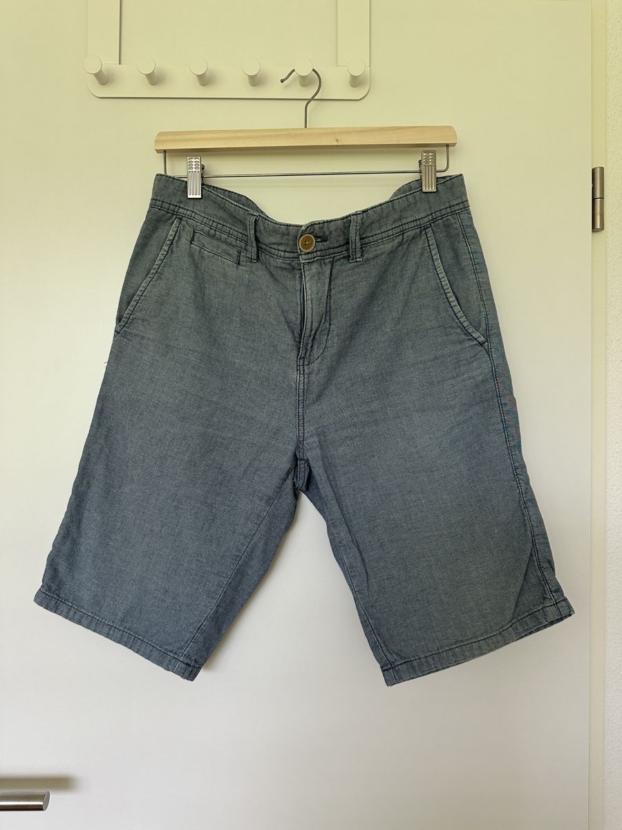 Esprit Hosen: Men Linen Summer Shorts in Blue – Gebraucht aus Staufen von nad_7jgp