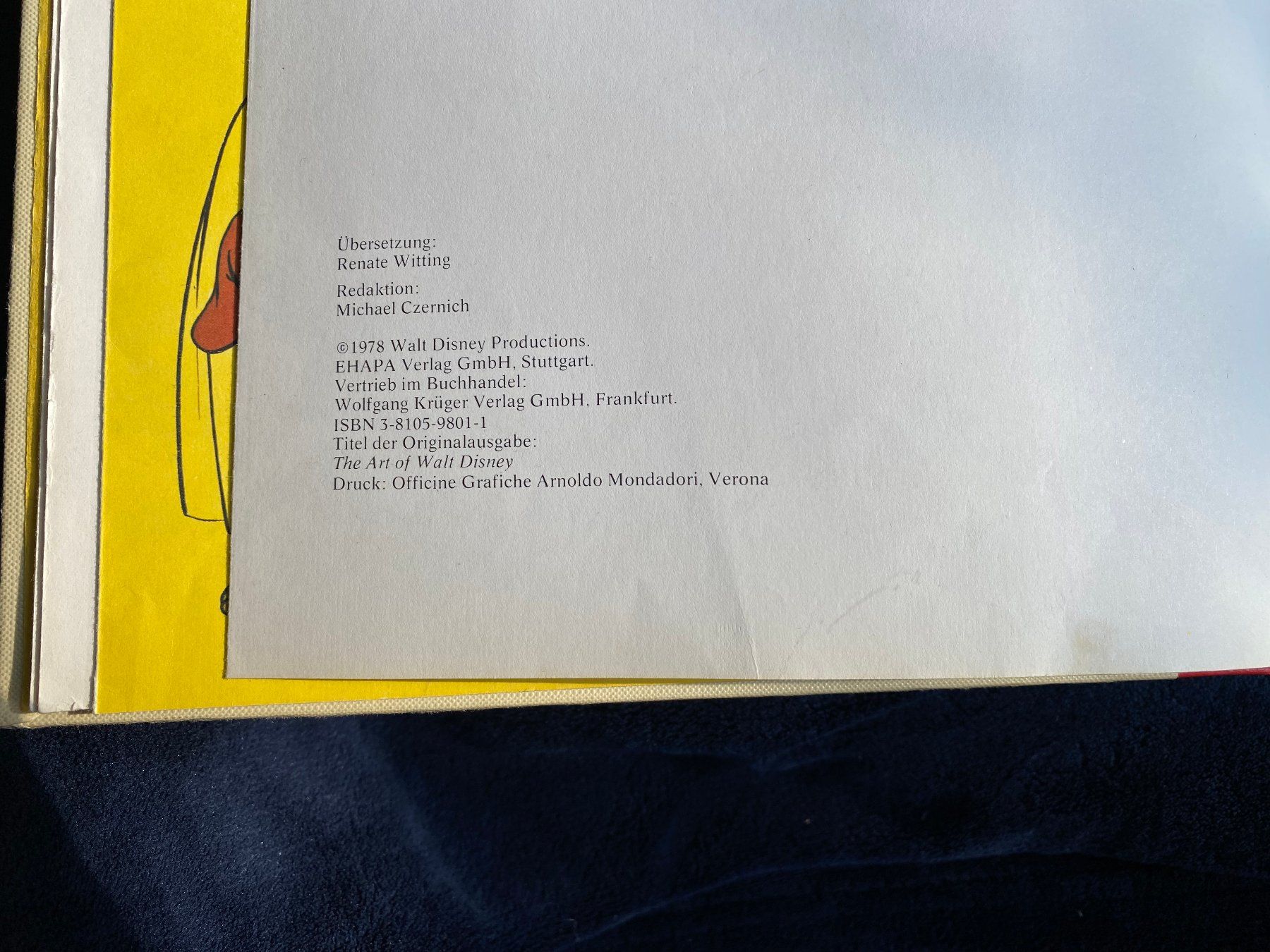 Libri: Walt Disney Sein Leben Seine Kunst – Usato da Zürich venduto da Pyramid1 4