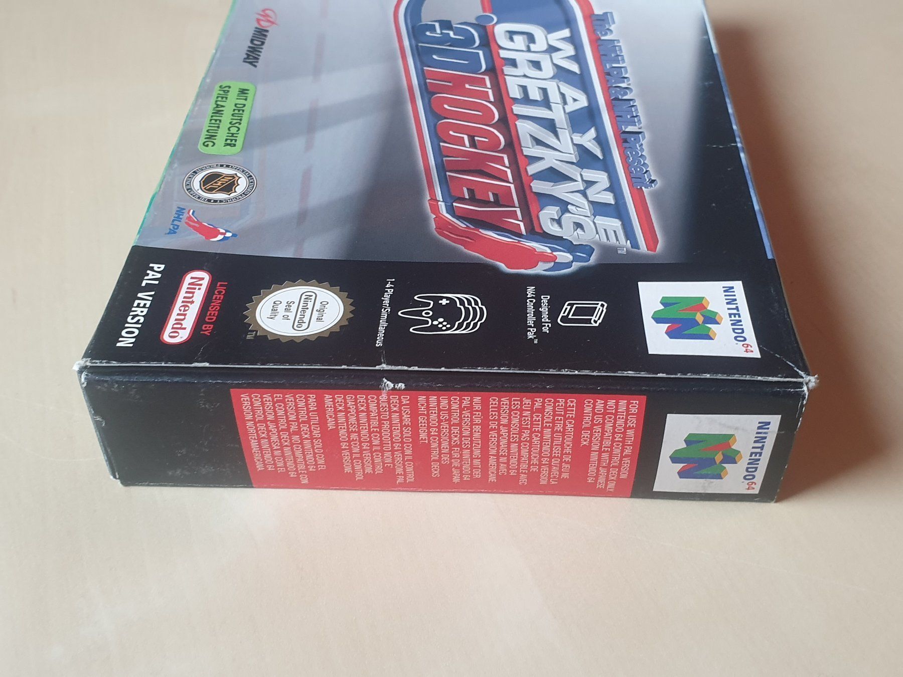 Nintendo Giochi: Wayne Gretzkys 3D Hockey – Usato da Stansstad venduto da collectorsshop 3