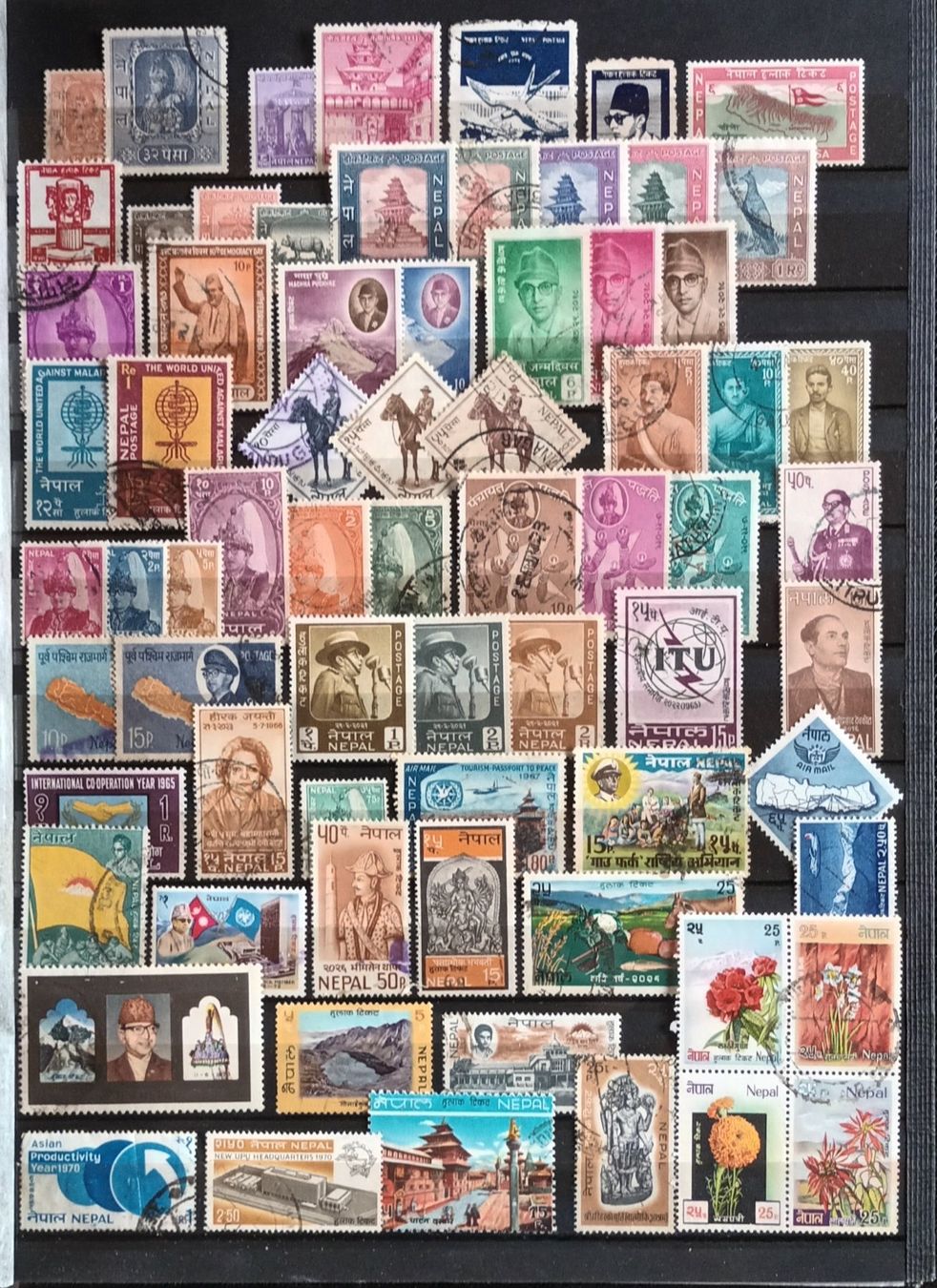 Alle Briefmarken: Népal – Gebraucht aus Martigny von Rosseline