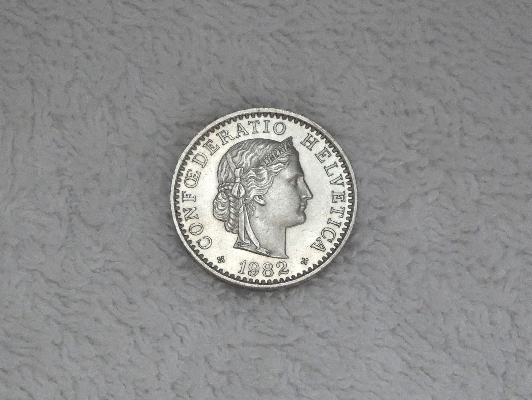 Tutti le monete: 20 centimes/rappen 1982 – Usato da Nyon venduto da Ilmi09