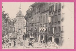 Berne / Bern Rue du Marché sehr belebt