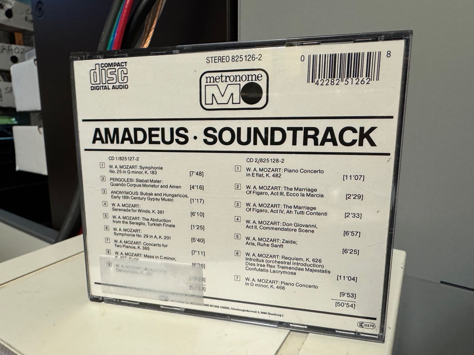 CD: Amadeus - Soundtrack (2 CD's) - SRA05B – Usato da Küsnacht ZH venduto da pdproject 1