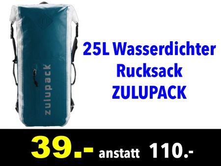 🔴  Rucksack ZULUPACK 25L wasserdicht /752x