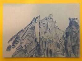 Grusskarte A6 Felsen ökozentrum Zürich