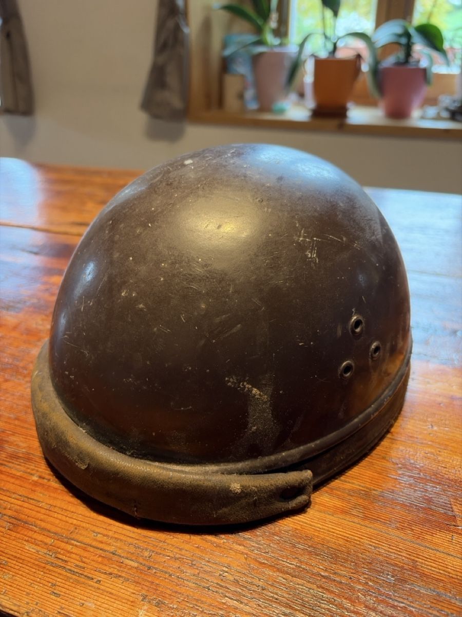 Schweizer Armee Antike Kleidung & Accessoires: Alter Moto Helm – Gebraucht aus Kehrsatz von MatthieuJ 3