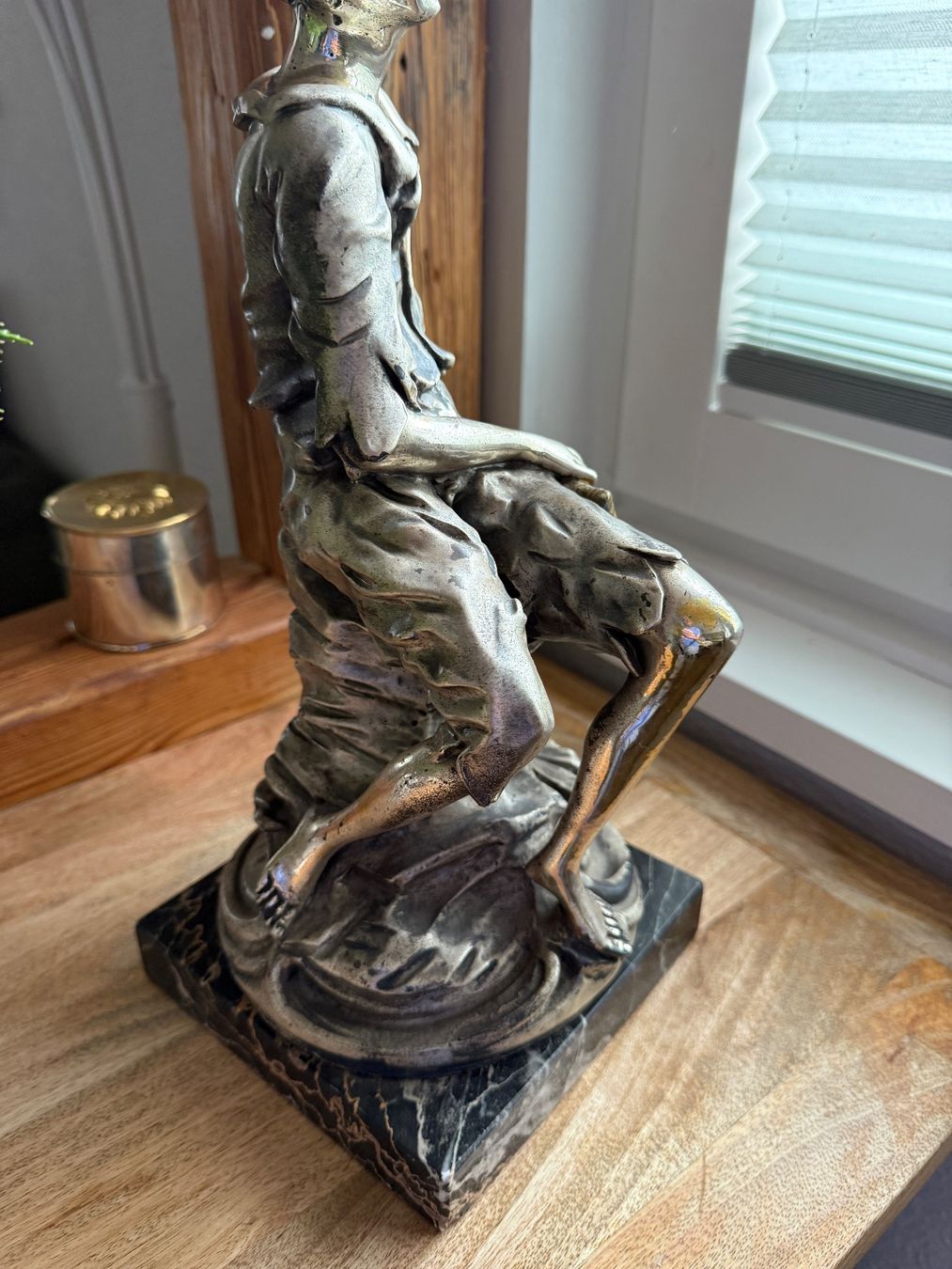 Sculture & Statue: Antike versilberte Figur G. Bozzetto – Usato da Dielsdorf venduto da bambus1 6