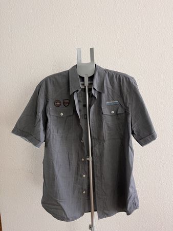 Herren Kurzarmhemd PME Legend grau Grösse XL gebraucht