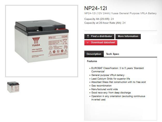 Akkus & Batterien: Akku Batterie 24ah 12v Solaranlage Hobby Spielzeug Auto Quad – Gebraucht aus Obergerlafingen von scorry 2