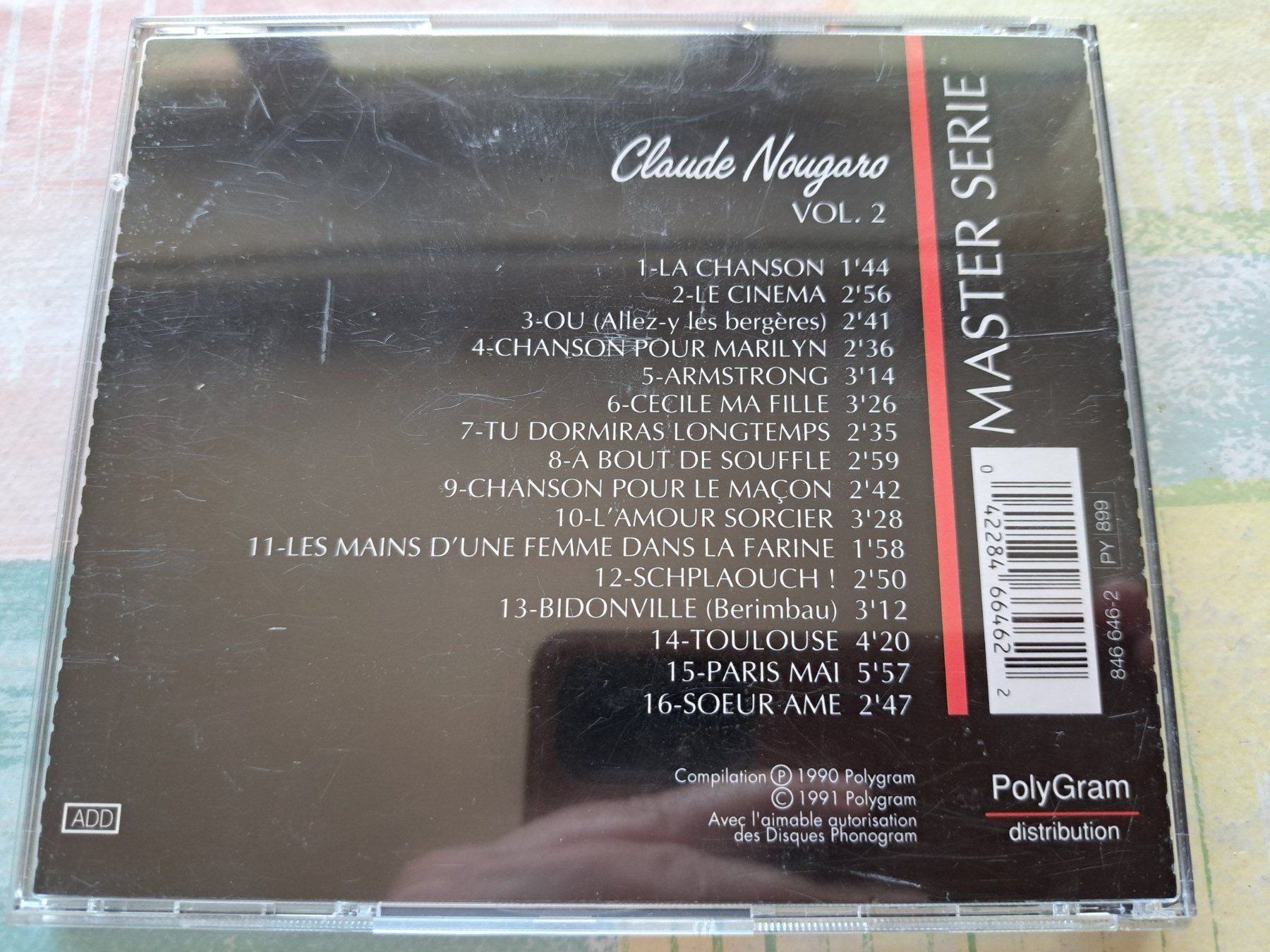 CDs: Cd Claude Nougaro - Master série 2 – D'occasion à Pully par bro_n52j 1
