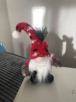 Weihnachten deko santa wichtel mit Laterne