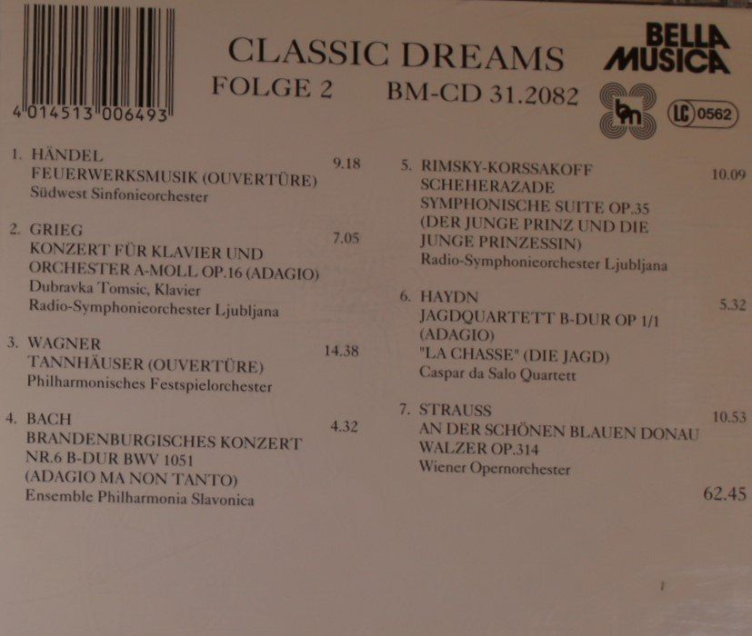 CD: Classic Dreams Folge 28 – Usato da Luzern venduto da CONTENTI 2