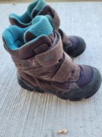Kinderstiefel Ecco braun türkis Grösse 27 gebraucht