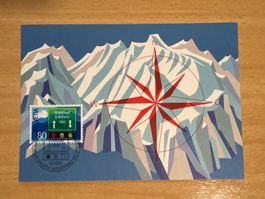 Gottardo-Pass-Karte, Sonderstempel 5.9.1980, Top Zustand!