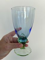 Set of 12 Bormioli Rocco Bahia mermaid glasses 1960s Italy