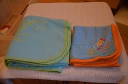 2 BABY COUVERTES - CM 90X90 +70X66