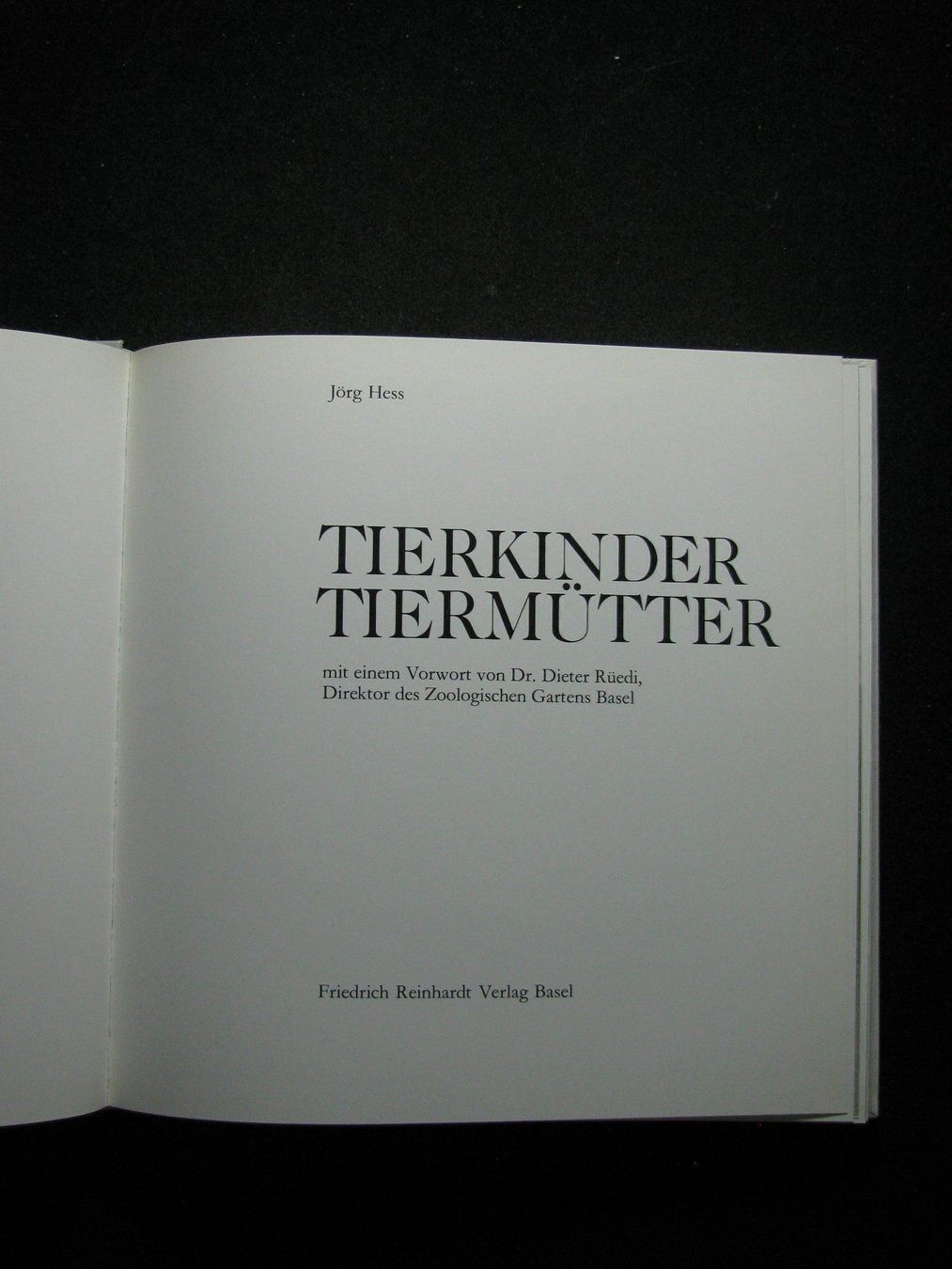 Libri: Jörg Hess Tierkinder Tiermütter – Usato da Reitnau venduto da Zaomir 2