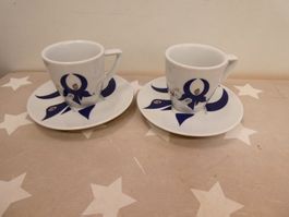 2 Nespresso Mokkatassen Espressotassen
