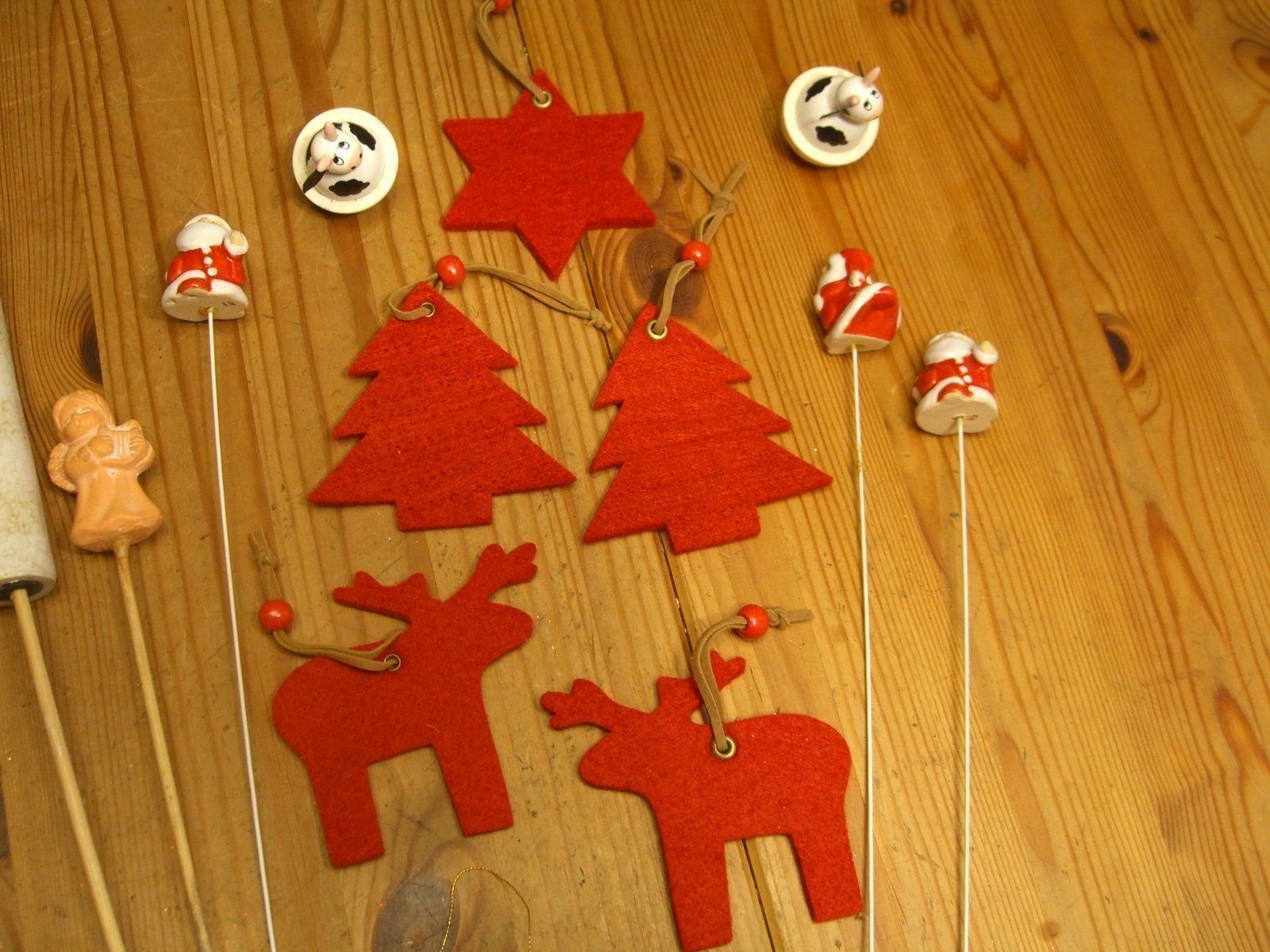 Tutte le decorazioni: Weihnachts-Deko-Set, 13 Teile, wie Bild – Nuovo (secondo la descrizione) da Winterthur venduto da Ghandi5 1