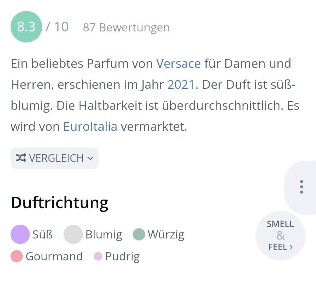 Versace Parfum & Eau de Toilette: 5 ml GINGEMBRE PÉTILLANT VERSACE ABFÜLLUNG – Neu (gemäss Beschreibung) aus St. Gallen von CaliSunshine 3