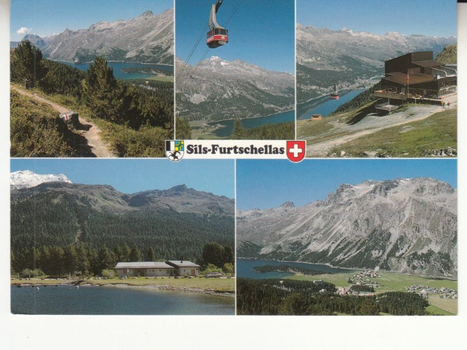 Cartoline postali: Sils Furtschellas 1997 – Usato da Bürglen TG venduto da StampGraf
