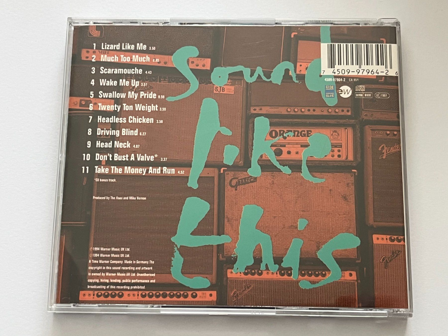 CD: THE HOAX - Sound like this – Usato da Lohn-Ammannsegg venduto da Gladiator 1