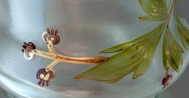 Zuckerdosen: Jugendstil Glasdose Antik – Gebraucht aus Brunnen von brocundfloh 3