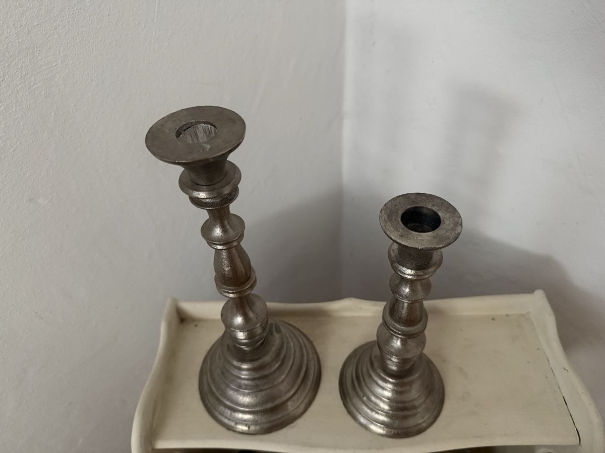 Bougeoirs: Zwei Kerzenständer Metall – D'occasion à Schaffhausen par Ibag 1