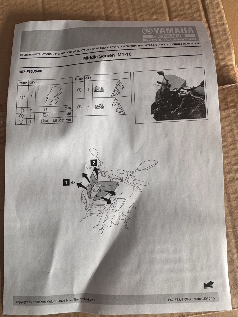 Strada: Bulle pour Yamaha MT10 – Nuovo e nell'imballaggio originale da Bulle venduto da Leo1202 3