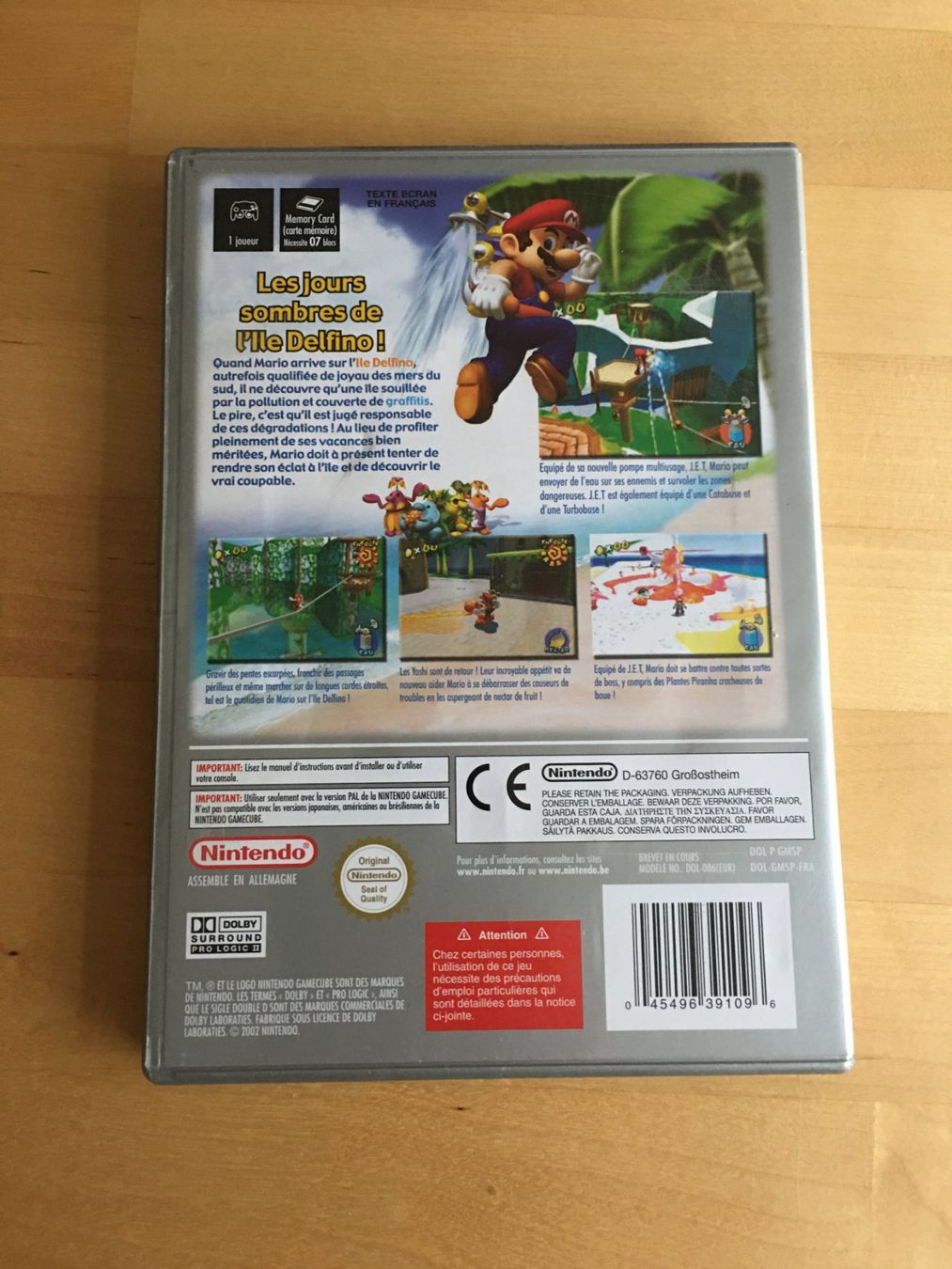 Nintendo Giochi: Super Mario Sunshine: Gamecube (FR) – Usato da La Chaux-de-Fonds venduto da Le_Montagnon 1