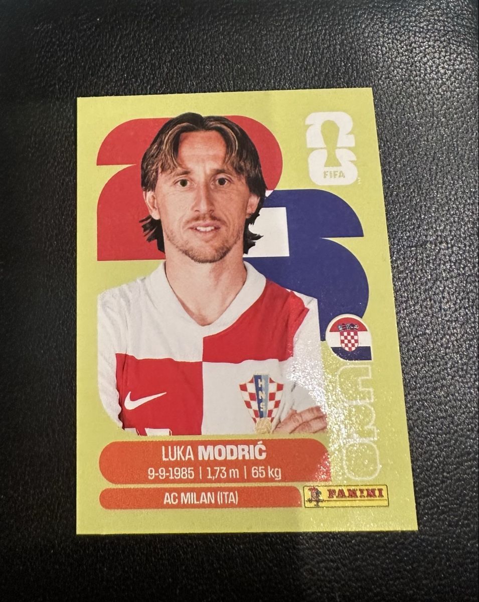 Panini Carte collezionabili: PANINI LUKA MODRIC CRO9 – Nuovo e nell'imballaggio originale da Payerne venduto da mike_lth