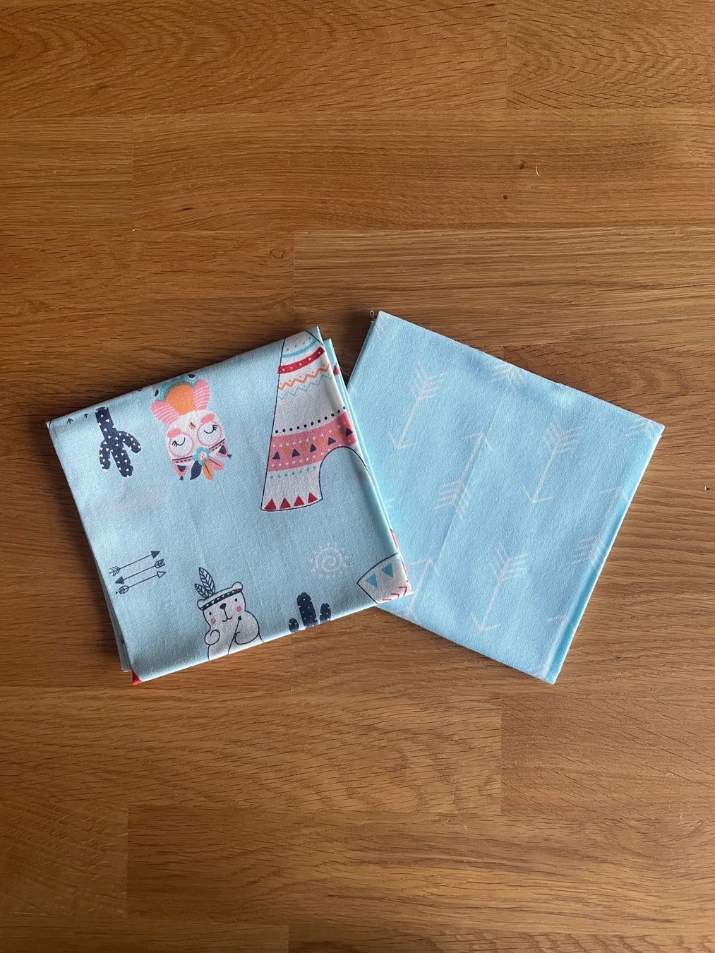 Stoffe: Fat quarter/Coupon patchwork-couture Petits Indiens bleus – Neu und originalverpackt aus Gland von san_xz5j 2