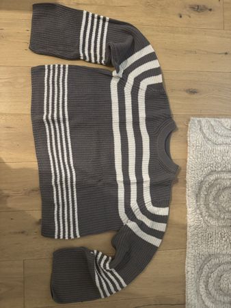 Claire Rose Strickpullover Grau/Weiss Gr.S - Top Zustand!