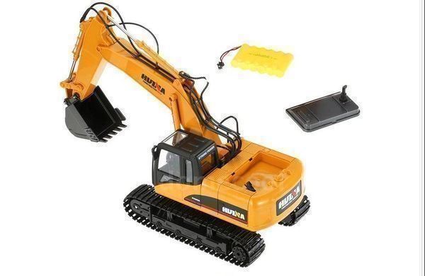 Modellismo RC: RC Schaufelbagger - RC Bagger Digger 1550, RTR, Huina – Nuovo e nell'imballaggio originale da Entlebuch venduto da Hebu 5
