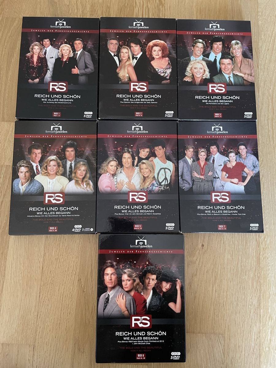 Tutti i DVDs: "Reich und Schön" - DVD Sammlung – Usato da Moosseedorf venduto da Mojash3