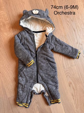 Orchestra Baby Winter Jumpsuit Grey Size 74 6-9M