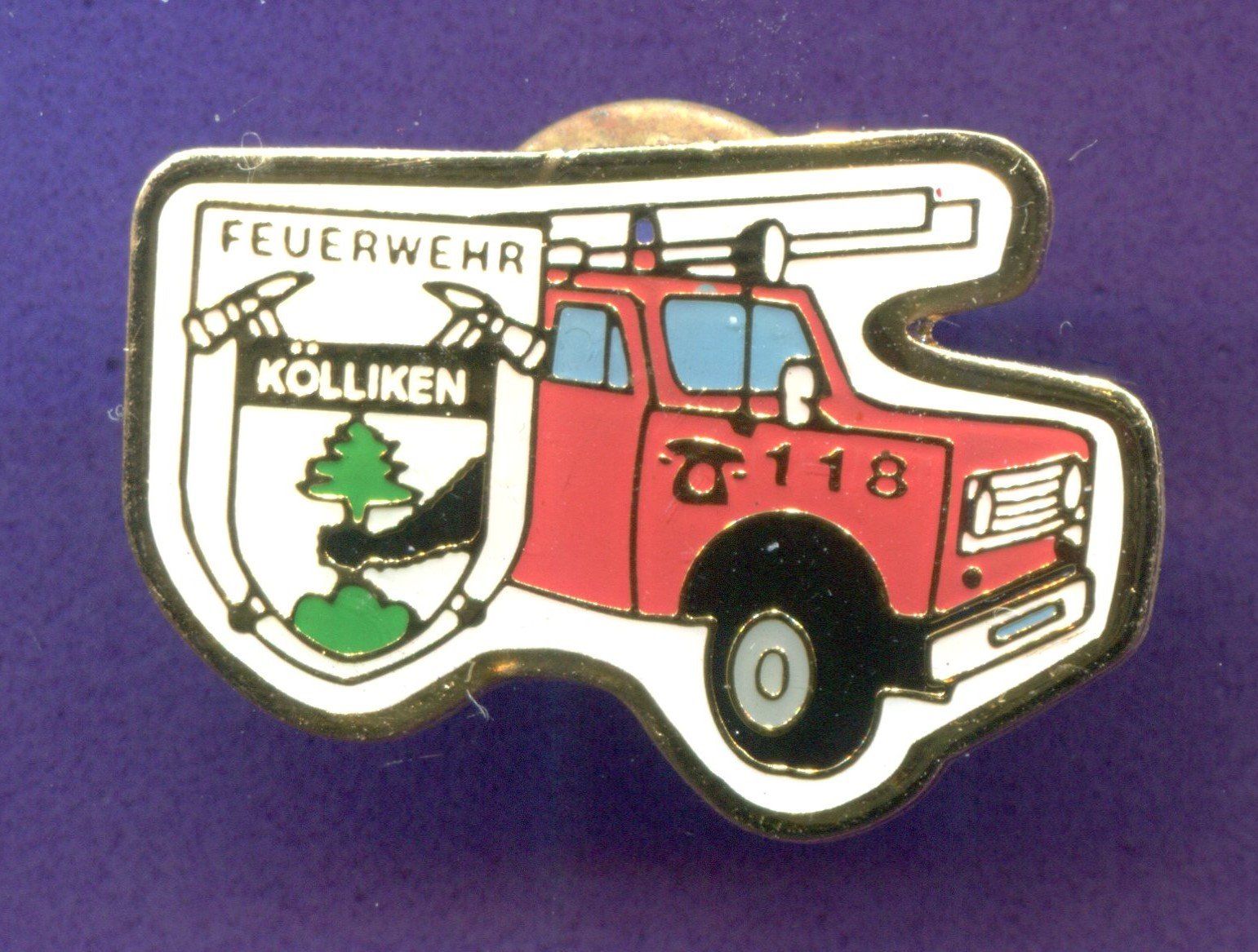 Placchette & Badge: Feuerwehr  KÖLLIKEN – Usato da Winterthur venduto da Sammleroase