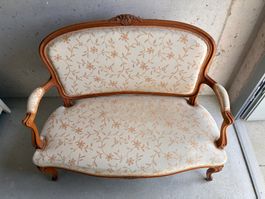 Vintage Sofa – Klassischer Stil – 124cm breit