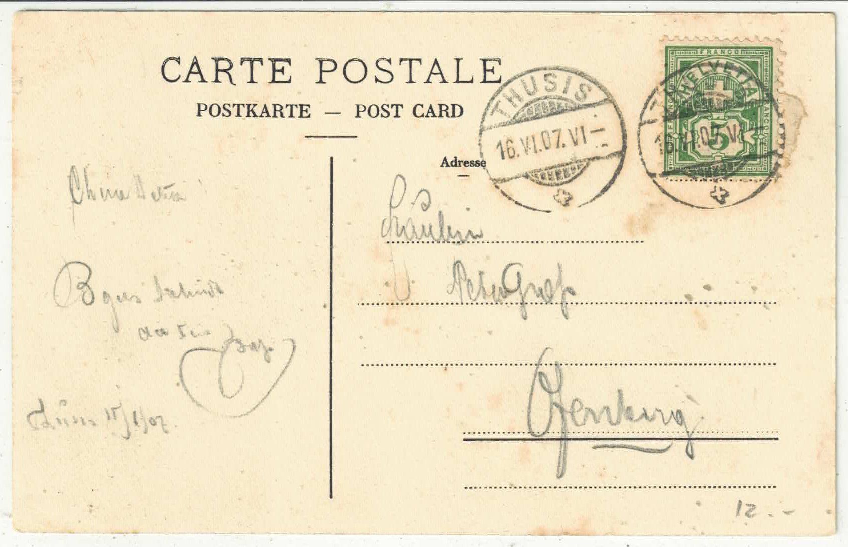 Cartoline postali: Gruss aus Sarn - Schafherde – Usato da Ettingen venduto da Kartenplanet 1