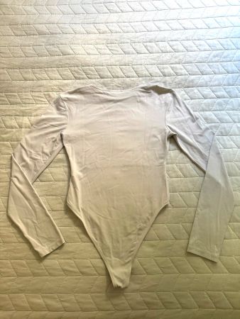 Body manches longues femme Zara blanc taille S bon état