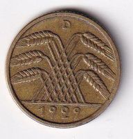 Deutsches Reich 10 R.pPfennig 1929 D
