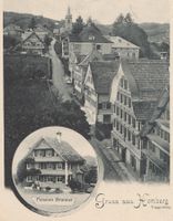 Gruss aus Hemberg, Toggenburg mit Pension Brunner - (1906)