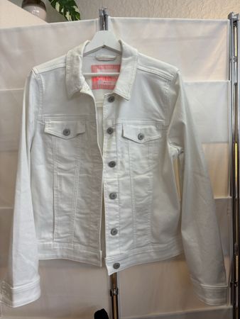 Street One Jeansjacke Weiss, Gr. 40, neuwertig!