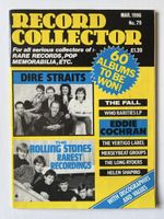 Record Collector March 1986 No 79 Dire Straits Stones Fall 