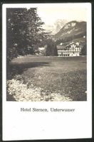 Unterwasser, Hotel Sternen, gelaufen 1925