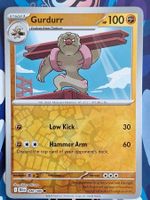 Gurdurr - Reverse Holo Pokemon Black Bolt - #7.4