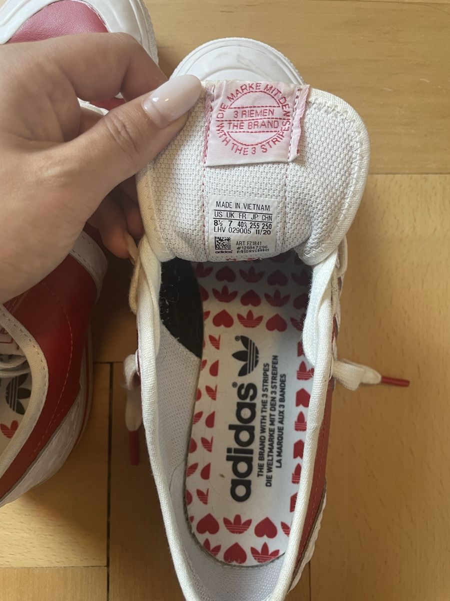 Scarpe da donna: Adidas Nizza RF Platform 'Heart Embossed - Scarlet' – Usato da Bern venduto da llina257 5
