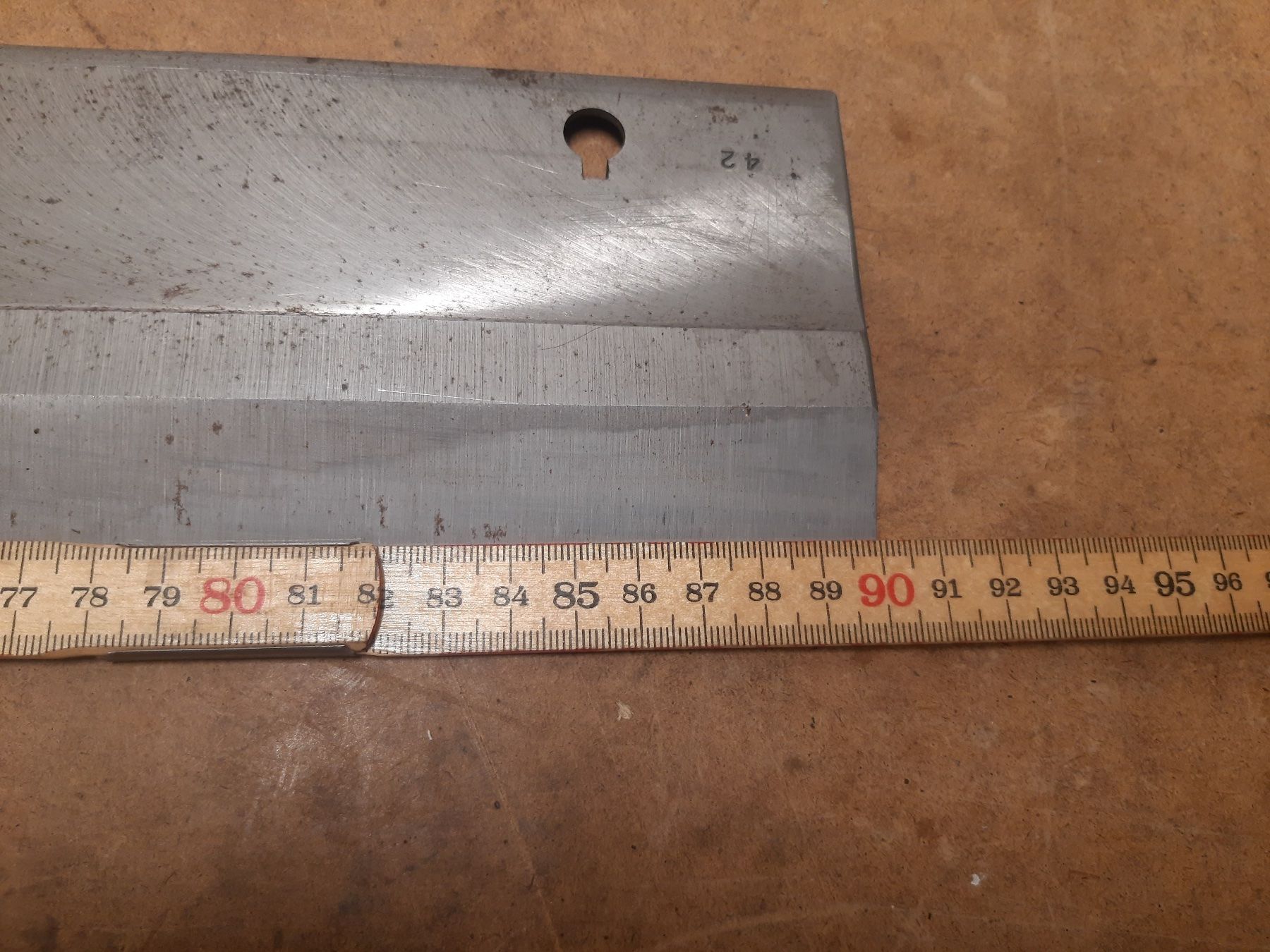 Besteck: SCHÄPPI Messer zu Stapelschneidmaschine – Gebraucht aus Winterthur von ReUse_Baumarkt 5